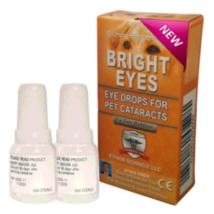 ethos bright eyes NAC eye drops for dog cataracts